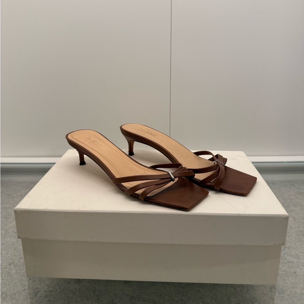 By Far Brown Women's Kitten Heels